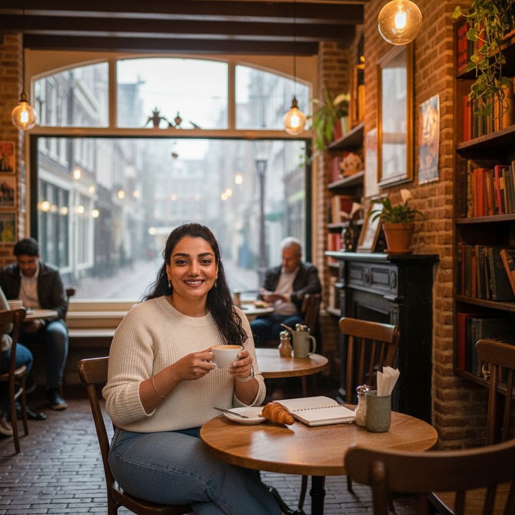 آرامش آمستردام رو با تمام وجود حس میکنم