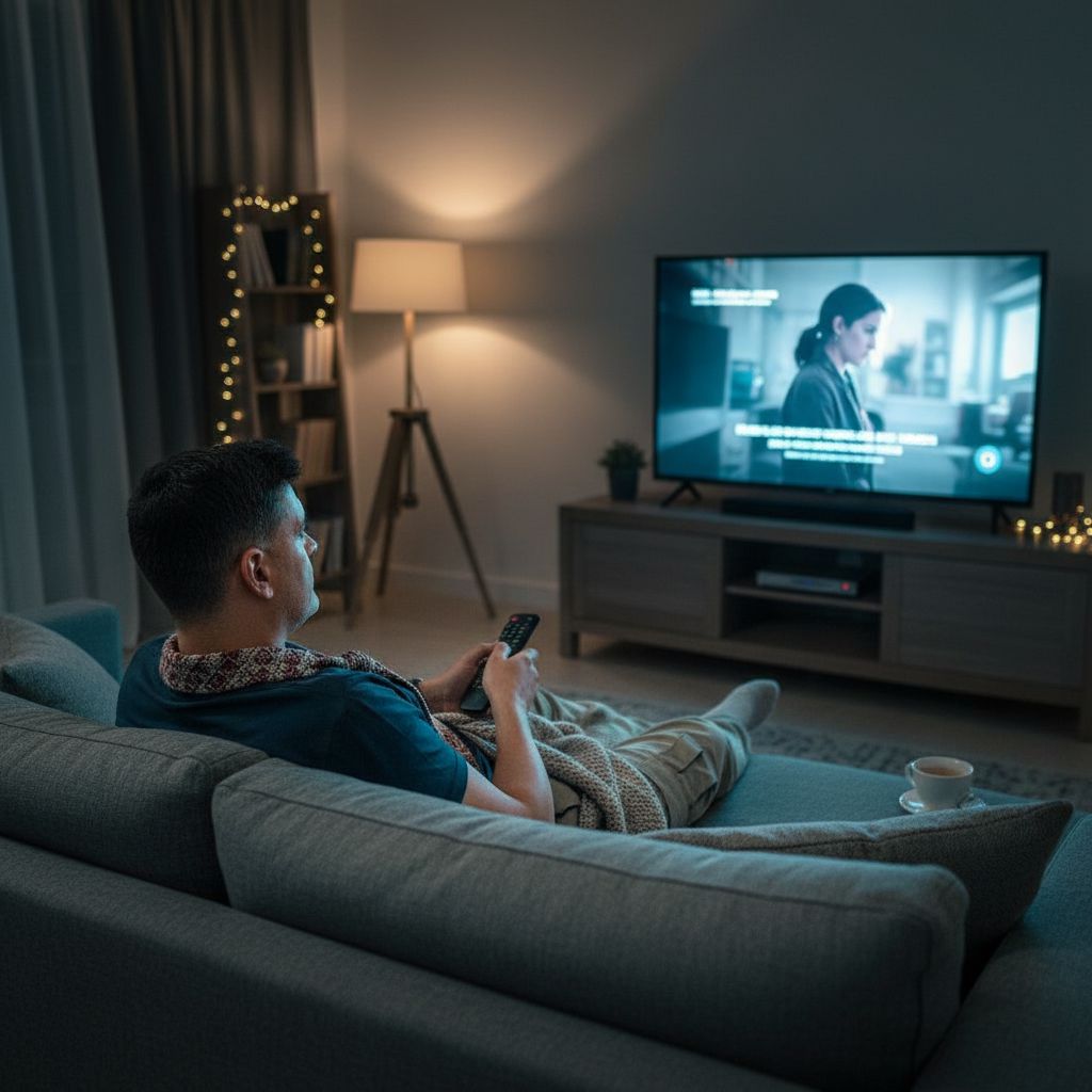 My ultimate relaxation is a movie night