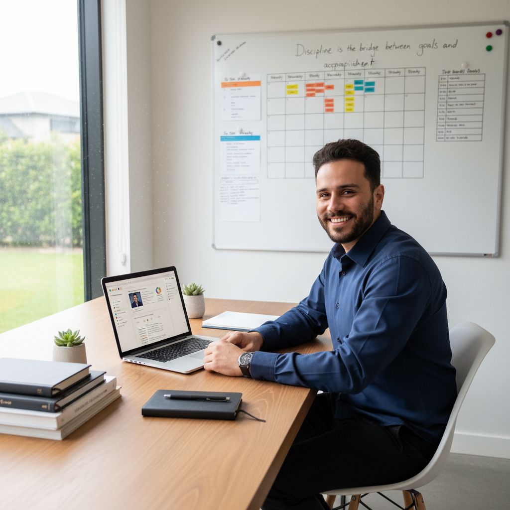 I find joy in self-discipline