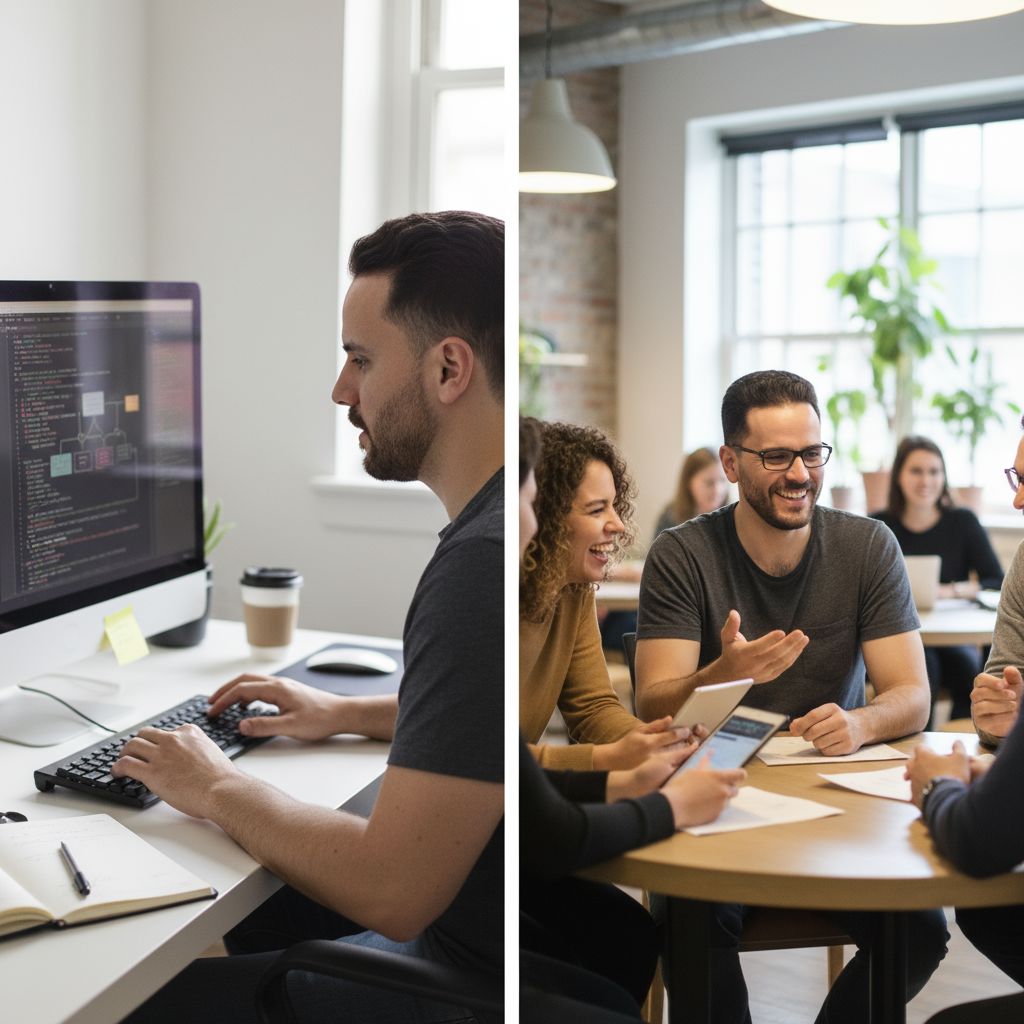 I'm all about creating and connecting